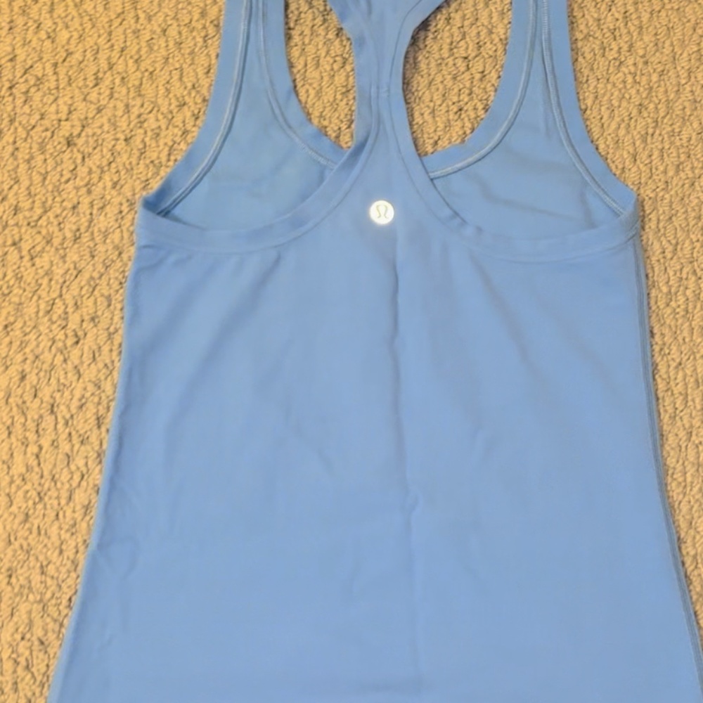Lululemon blue Nile cool racerback tank *short